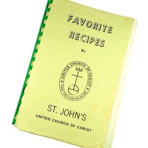 1969 St. John’s UCC Cookbook - Springfield MO Church Recipes - Vintage Spiral